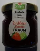 Mängden socker i Erdbeer Limette Traum