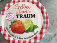 Mängden socker i Erdbeer Limette Traum