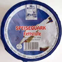 Mängden socker i Speisequark Fettstufe