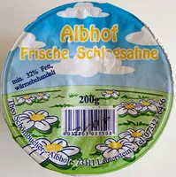 Mängden socker i Frische Schlagsahne