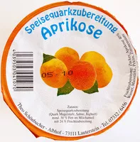 Mängden socker i Speisequarkzubereitung Aprikose