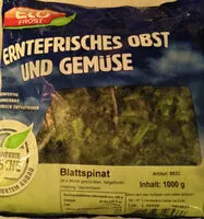 Mängden socker i Blattspinat