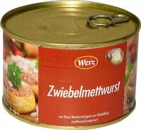 Mängden socker i Zwiebelmettwurst