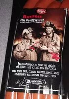 Mängden socker i Burners Feuerwurst