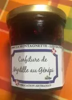 Mängden socker i confiture de myrtille au Génépi