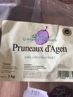 Mängden socker i Pruneaux d’agen