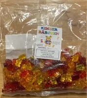 Mängden socker i Kinder Fruchtsaftbären