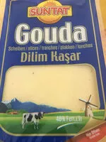 Mängden socker i Gouda Cheese Sliced