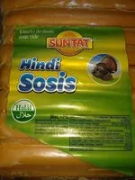 Mängden socker i Saucisse de dinde avec viande de poulet halal