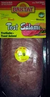 Mängden socker i tost salami