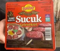 Mängden socker i Sucuk saucisson à l'ail