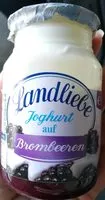Mängden socker i Joghurt auf Brombeeren