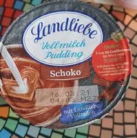 Mängden socker i Schoko Vollmilch Pudding