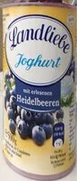 Mängden socker i Joghurt - Heidelbeere