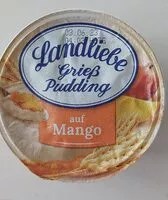 Mängden socker i Landliebe Grieß Pudding auf Mango
