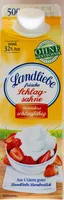 Mängden socker i Landliebe Frische Schlagsahne - 500 G