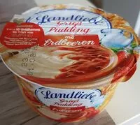 Mängden socker i Grießpudding mit Erdbeeren