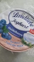 Mängden socker i Joghurt - Heidelbeere