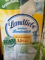 Mängden socker i Haltbare Landmilch 3,8% Fett