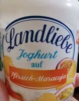 Mängden socker i Joghurt auf Pfirsich-Maracuja
