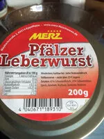 Mängden socker i Pfälzer Leberwurst