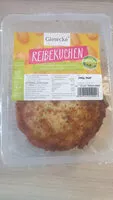 Mängden socker i Reibekuchen Giesecke
