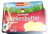 Mängden socker i Deutsche Markenbutter