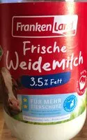 Mängden socker i frische Weidemilch 3,5%