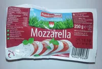Mängden socker i Mozarella
