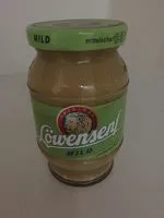 Mängden socker i Löwensenf mittelscharf