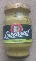 Mängden socker i Löwensenf Honig-Dill