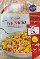 Mängden socker i Paella Valencia