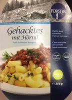 Mängden socker i Hachis avec cornette