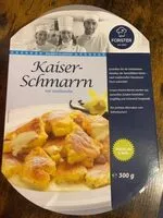 Mängden socker i Kaiserschmarrn