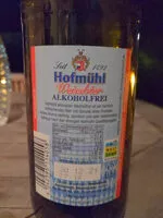 Mängden socker i Hofmühl Weissbier alkoholfrei