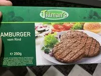 Mängden socker i Hamburger vom Rind