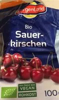 Mängden socker i Sauerkirschen