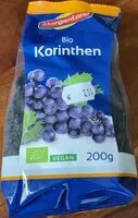 Mängden socker i Bio Korinthen