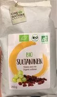 Mängden socker i Raisin bio sultaninen
