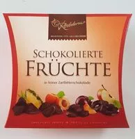 Mängden socker i Schokolierte Früchte in feiner Zartbitterschokolade