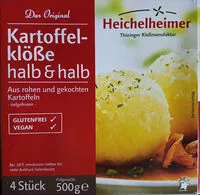 Mängden socker i Kartoffelklöße halb & halb