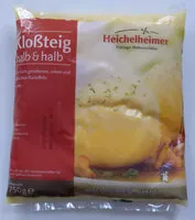 Mängden socker i Kloßteig halb & halb