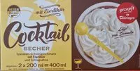 Mängden socker i Cocktail Becher mit Eierlikör