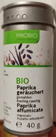 Mängden socker i Paprika geräuchert