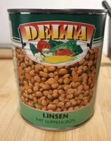 Mängden socker i Linsen mit Suppengrün