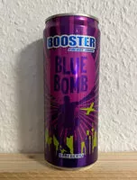 Mängden socker i Booster Energy „Blue Bomb“ Blueberry