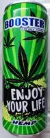 Mängden socker i Booster Hemp Energy Drink
