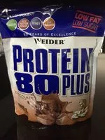 Mängden socker i Weider Protein 80 Plus