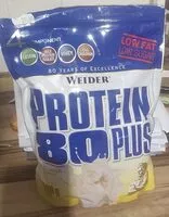 Mängden socker i Proteine 80 plus