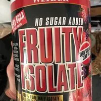 Mängden socker i Fruity isolate